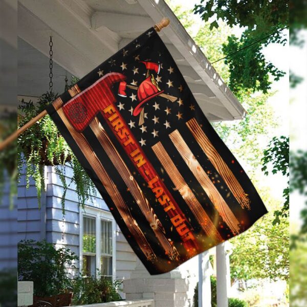 American Flag Firefighter Helmet | PSL179F - Image 8