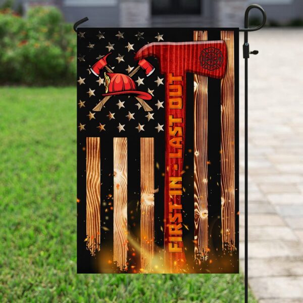 American Flag Firefighter Helmet | PSL179F