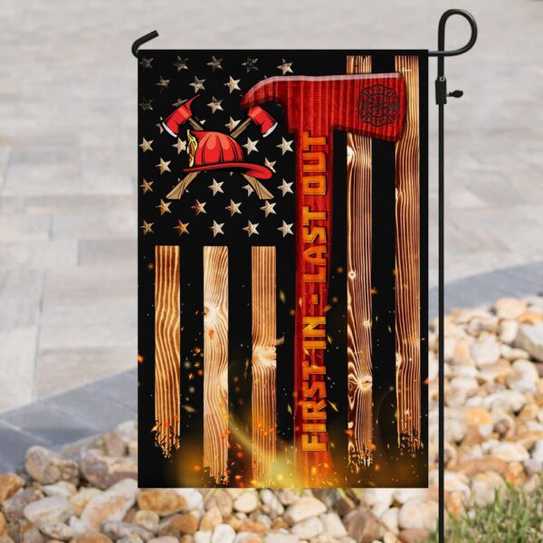 American Flag Firefighter Helmet | PSL179F - Image 3