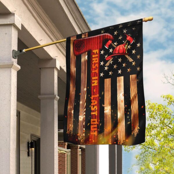 American Flag Firefighter Helmet | PSL179F - Image 6