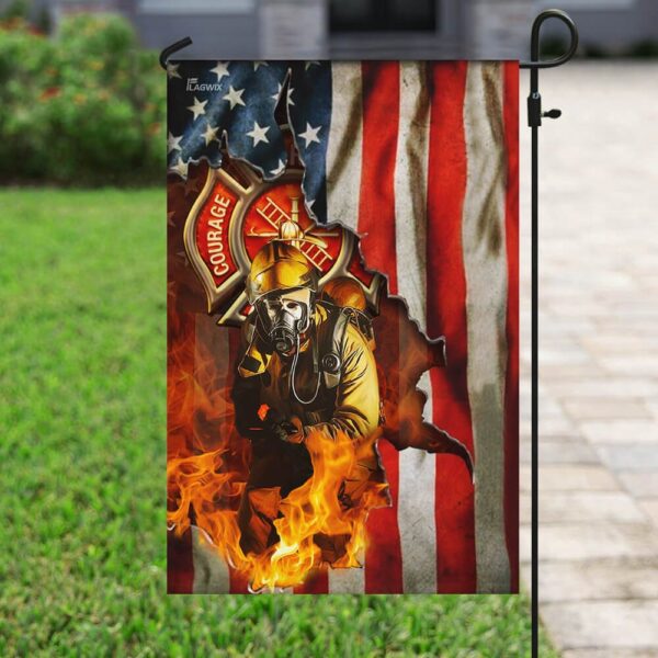 American Firefighter Flag: THB2143F - US Fire Dept. Banner - Image 6
