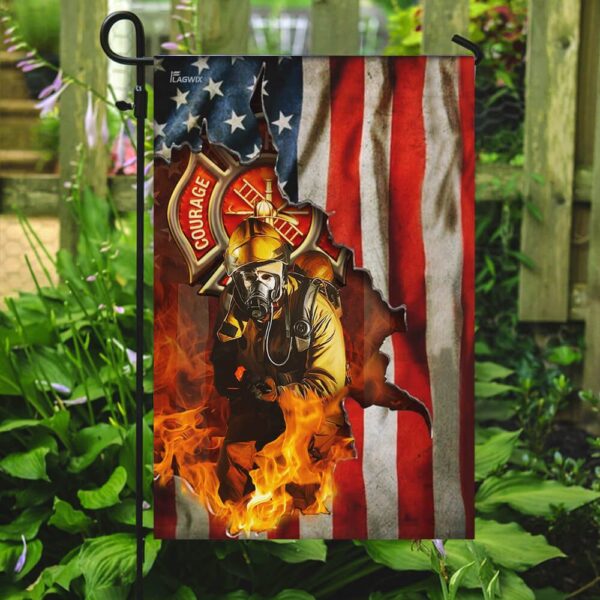 American Firefighter Flag: THB2143F - US Fire Dept. Banner - Image 7