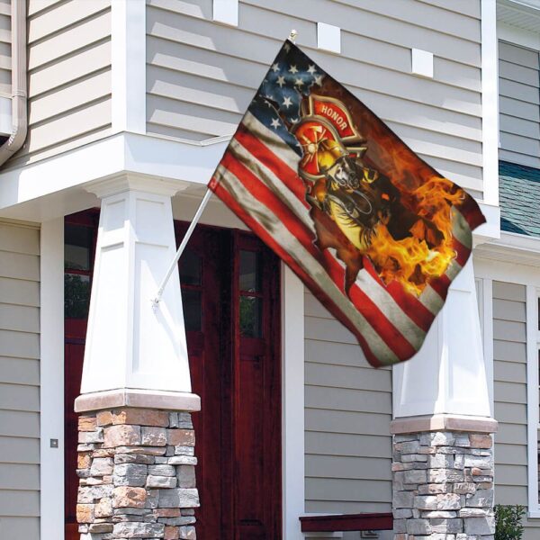 American Firefighter Flag: THB2143F - US Fire Dept. Banner - Image 4