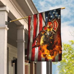 American Firefighter Flag: THB2143F - US Fire Dept. Banner