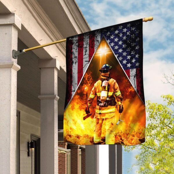 American Firefighter Flag: TRN79F - US Fire Dept. Banner