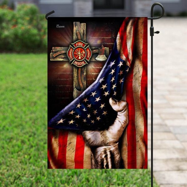 Firefighter Christian Cross Flag TLP02F - Image 6