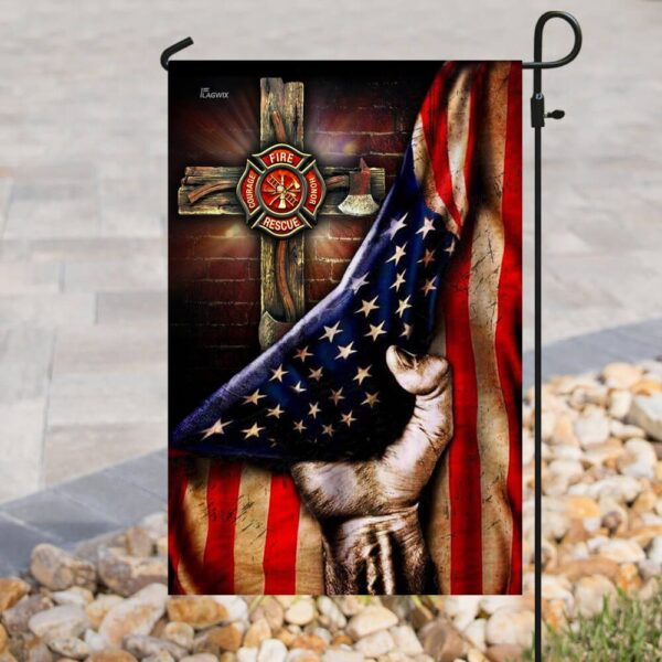 Firefighter Christian Cross Flag TLP02F - Image 5