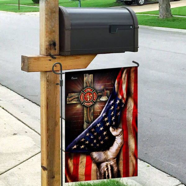 Firefighter Christian Cross Flag TLP02F - Image 8