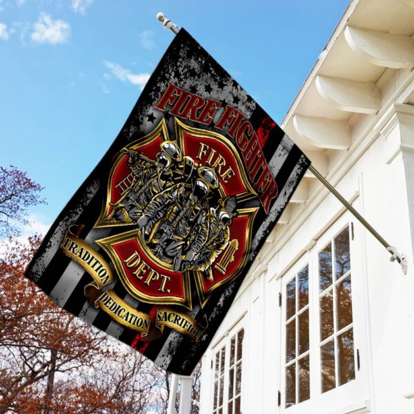 Firefighter Flag PSL178F: Durable & Proud American Made - Image 7