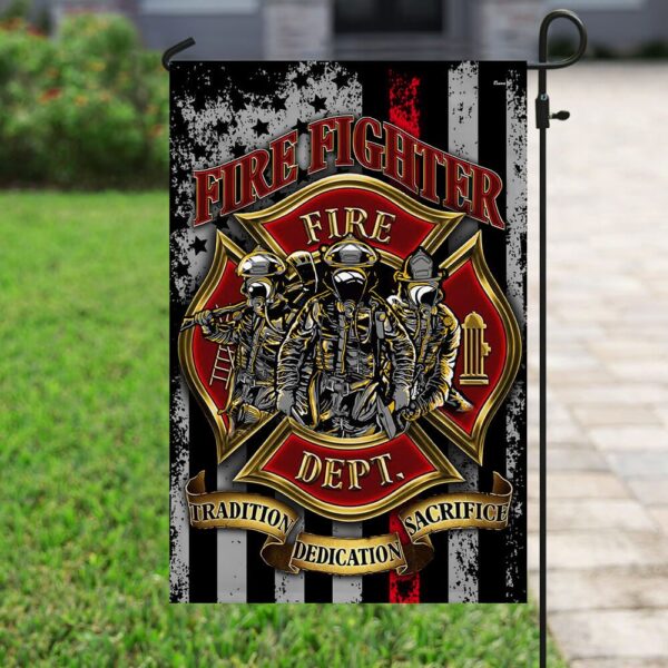 Firefighter Flag PSL178F: Durable & Proud American Made