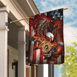 American Eagle Firefighter Pride Flag: THB2148F
