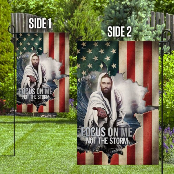 Focus On Me Flag: Stay Calm Amidst the Storm - Image 10