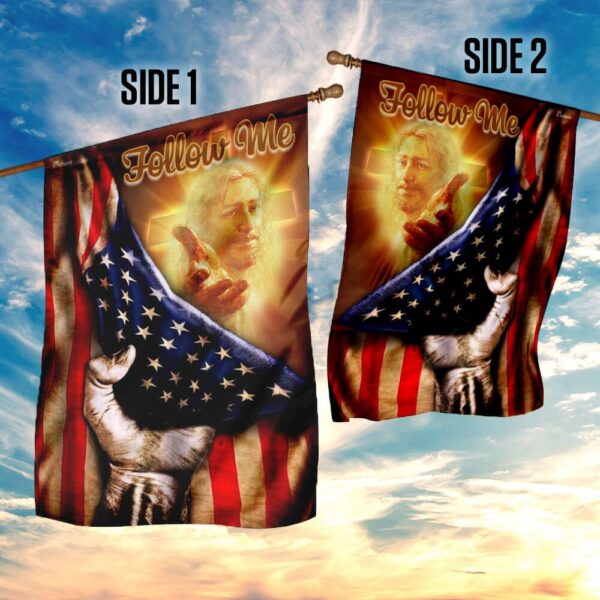 Patriotic Christian Flag: Follow Me American Flag PLP02F - Image 5