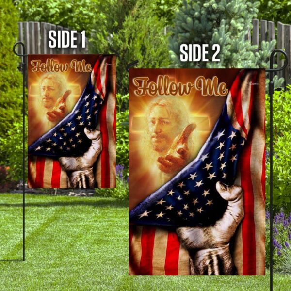Patriotic Christian Flag: Follow Me American Flag PLP02F - Image 10