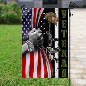 Forever The Title: US Veteran Garden Flag - Patriotic Home Decor