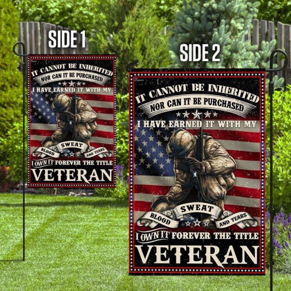 Forever Veteran Garden Flag: Patriotic Home Decor - Image 2