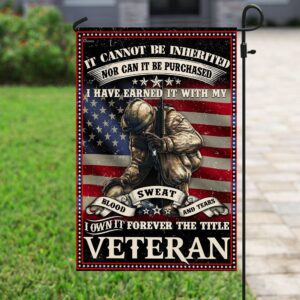 Forever Veteran Garden Flag: Patriotic Home Decor