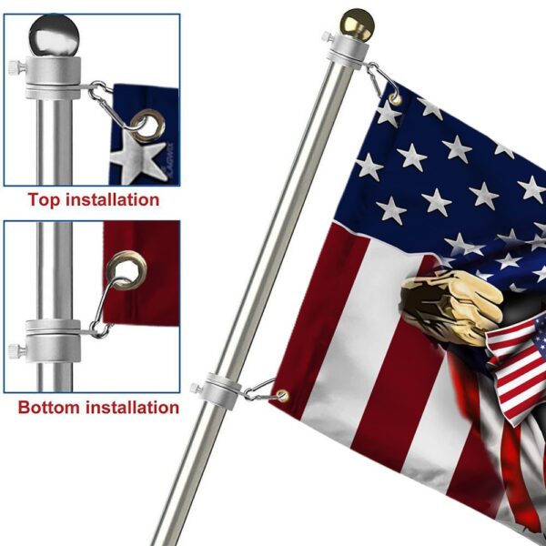 Freedom Convoy 2022 Canada and America Grommet Flag DDH2869GFv5 - Image 6