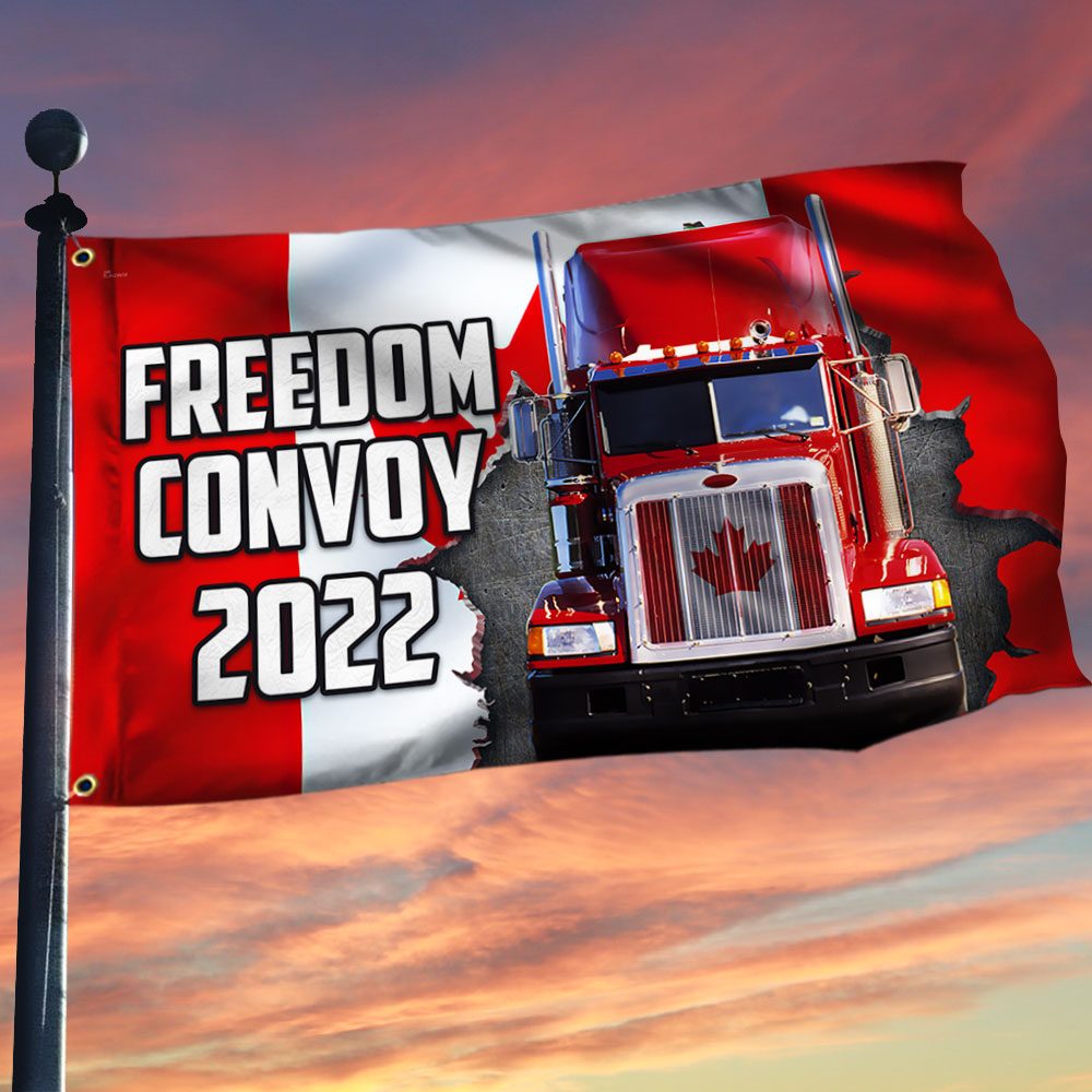 Freedom Convoy Flag: Support the Truckers - DBD3292GF