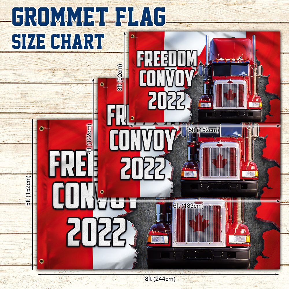 Freedom Convoy Flag: Support the Truckers - DBD3292GF - Image 4