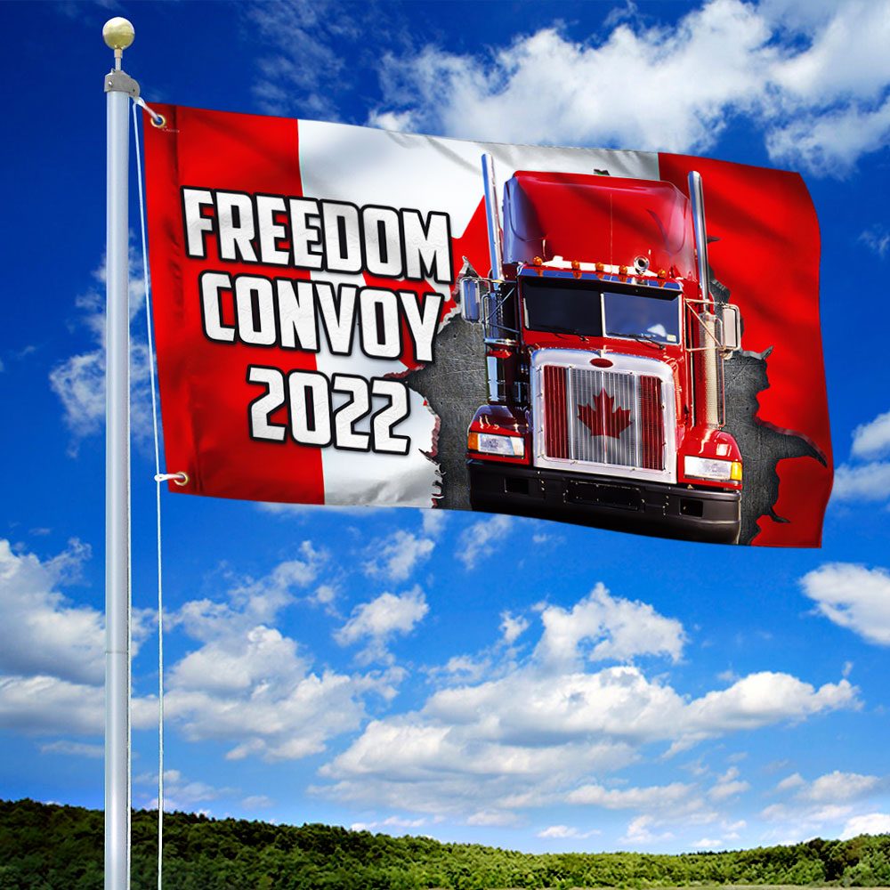 Freedom Convoy Flag: Support the Truckers - DBD3292GF - Image 2