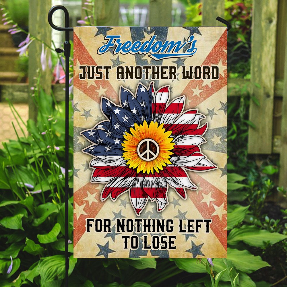 Hippie Flag Freedom: QNK300F "Nothing Left To Lose" Banner - Image 7