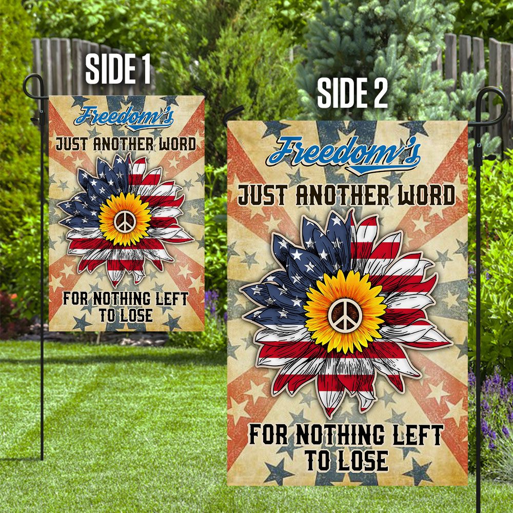 Hippie Flag Freedom: QNK300F "Nothing Left To Lose" Banner - Image 10