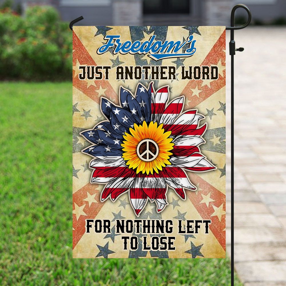 Hippie Flag Freedom: QNK300F "Nothing Left To Lose" Banner - Image 6