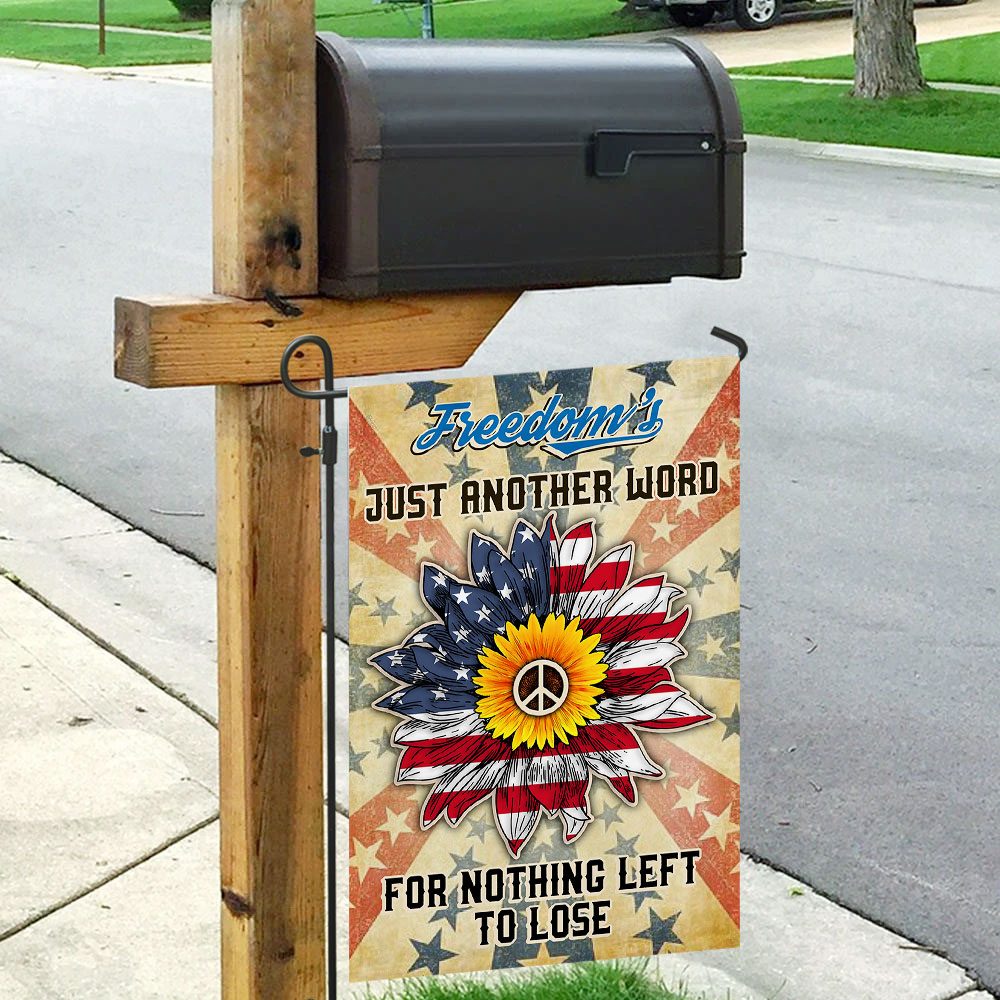 Hippie Flag Freedom: QNK300F "Nothing Left To Lose" Banner - Image 9