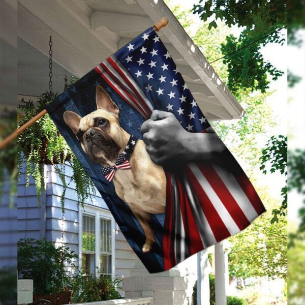 French Bulldog Flag: LHA915F - Patriotic Frenchie Decor - Image 3