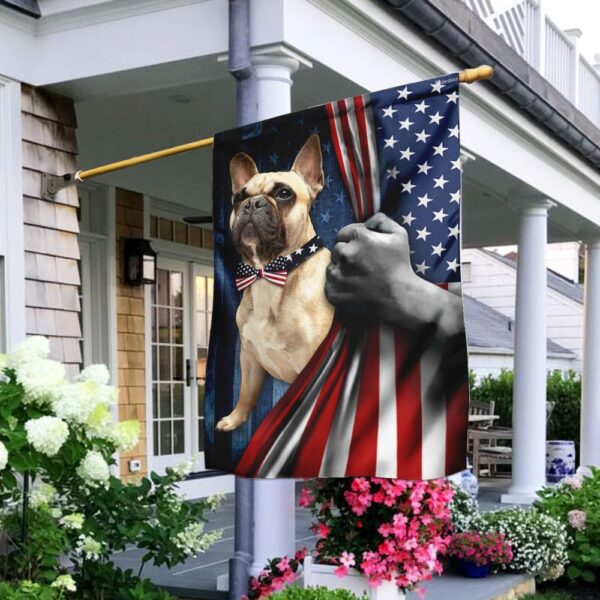 French Bulldog Flag: LHA915F - Patriotic Frenchie Decor
