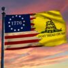 Gadsden Flag: Don't Tread On Me - Betsy Ross 1776 Grommet Flag