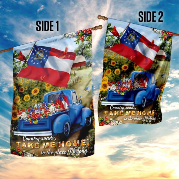 Georgia Country Roads Flag: PSL166Fv9 - Authentic State Pride - Image 10