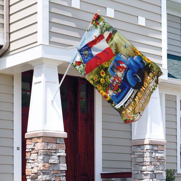 Georgia Country Roads Flag: PSL166Fv9 - Authentic State Pride - Image 9