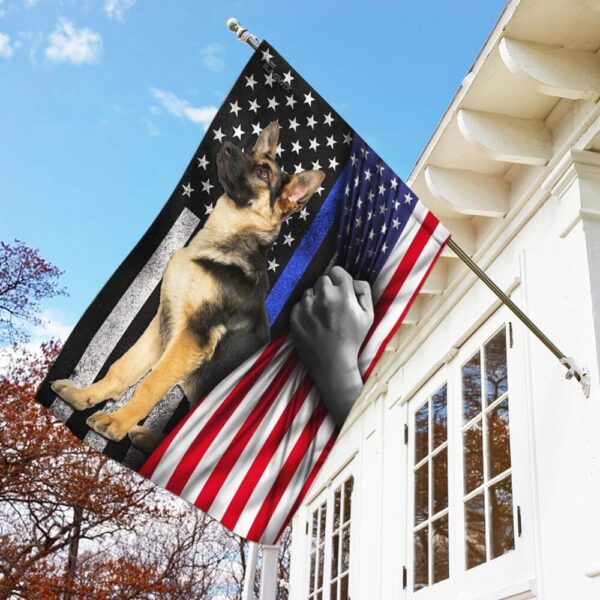 German Shepherd. The Thin Blue Line America US Flag THB2449F4 - Image 3