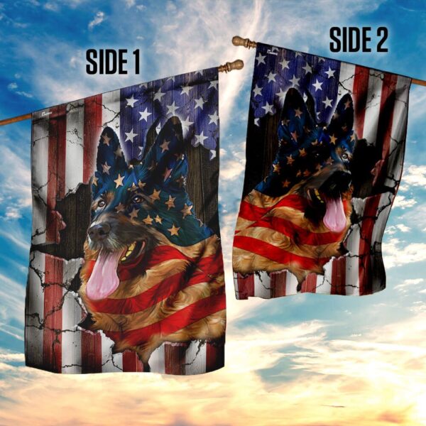 Patriotic German Shepherd American Flag Dog Apparel PN222F - Image 10