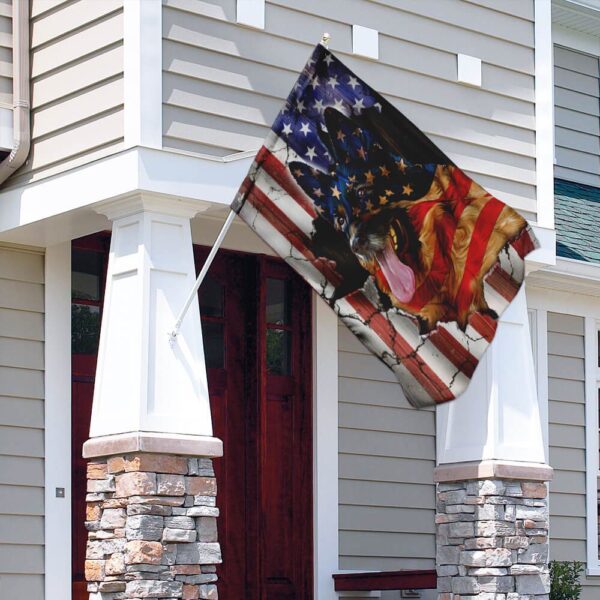 Patriotic German Shepherd American Flag Dog Apparel PN222F - Image 9