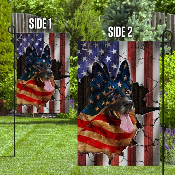 Patriotic German Shepherd American Flag Dog Apparel PN222F - Image 5