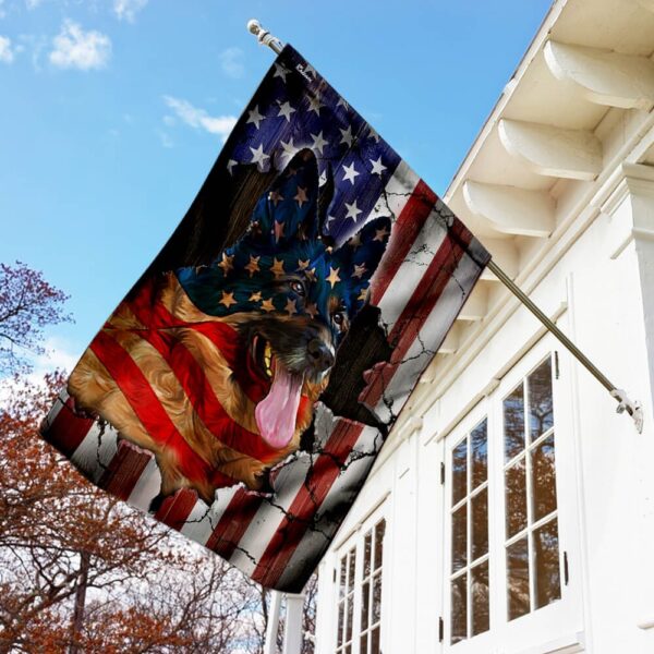 Patriotic German Shepherd American Flag Dog Apparel PN222F - Image 7