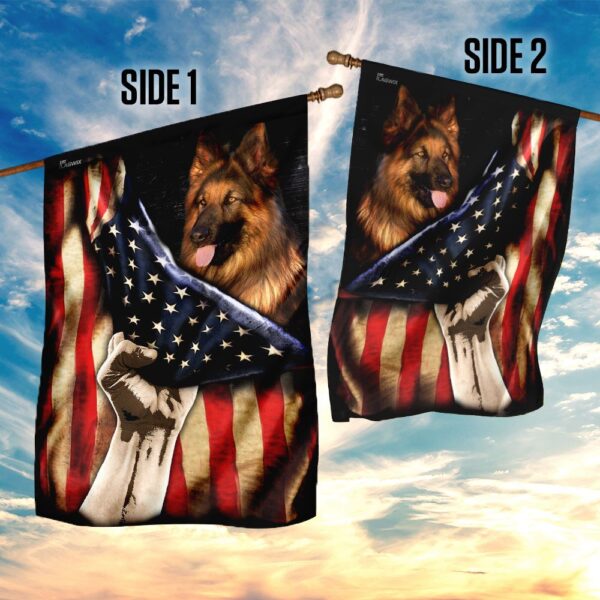 Patriotic German Shepherd PS120Fv2 American Flag Design - Image 10