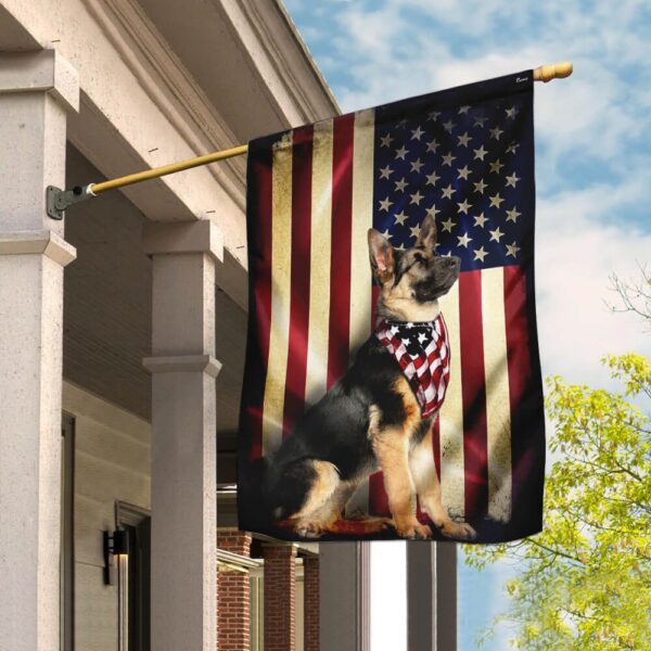 German Shepherd American Flag PSL196F - Image 6
