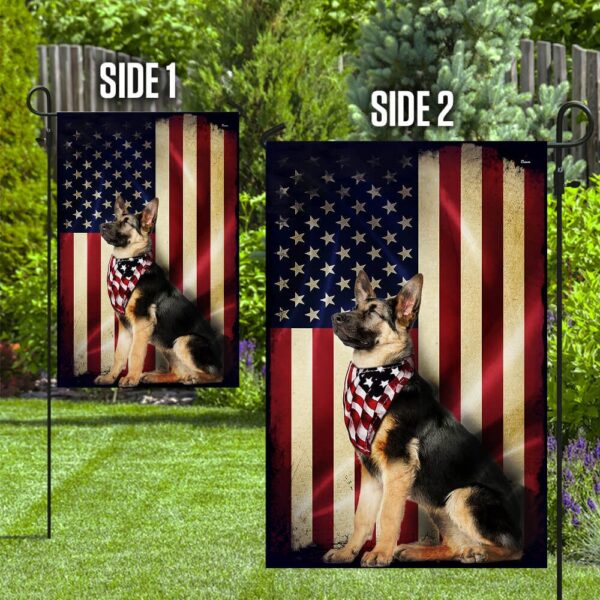 German Shepherd American Flag PSL196FTW - Image 5