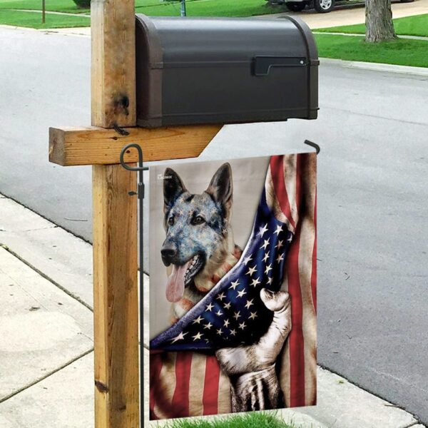 American Flag German Shepherd Dog T-Shirt (THN2101F3) - Image 9