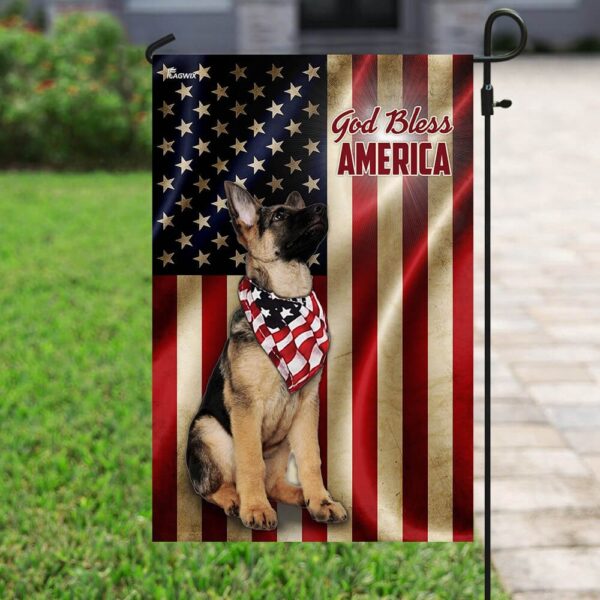 German Shepherd American US Flag TRL109F - Image 6