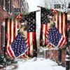 German Shepherd Christmas Flag: ANL285Fv6