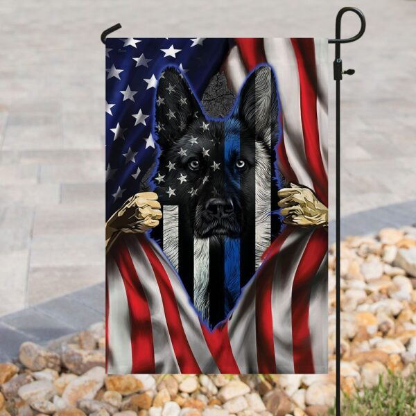 German Shepherd K9 Unit Flag: QNK400F - Police Dog Flags - Image 8