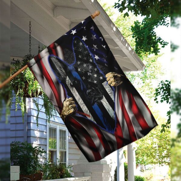 German Shepherd K9 Unit Flag: QNK400F - Police Dog Flags - Image 3