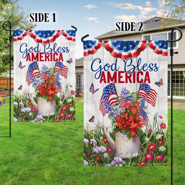 God Bless America Flag: 4th of July Patriotic Decor MLN1426F - Image 5