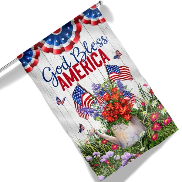 God Bless America Flag: 4th of July Patriotic Decor MLN1426F - Image 6