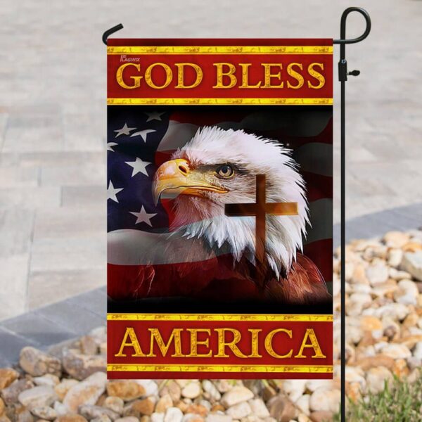 God Bless America Eagle Flag: Patriotic TLP08F - Image 8